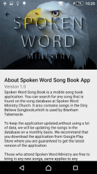 Captura de Pantalla 9 Spoken Word Ministry Song Book android
