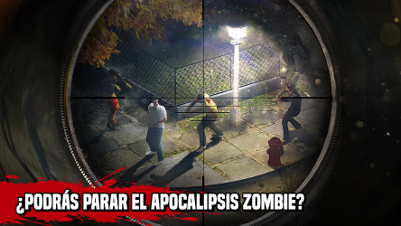 Screenshot 4 Zombie Hunter Sniper: Juegos de Disparos gratis android
