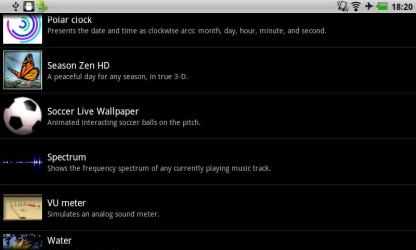 Screenshot 4 Fútbol Live Wallpaper android