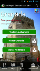 Capture 2 Audioguia Granada con GPS android