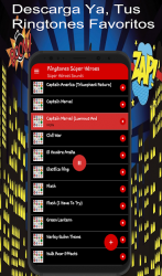 Captura de Pantalla 3 Sonidos de música Superhéroes android