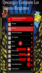 Screenshot 5 Sonidos de música Superhéroes android