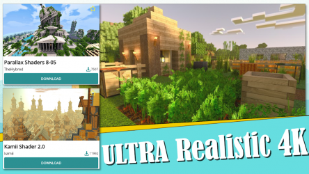 Capture 7 Shaders Texture Packs for MCPE android