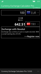Screenshot 5 Calculadora de cambio de divisa Pro windows