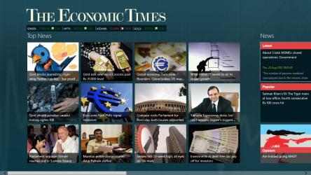 Screenshot 1 The Economic Times windows