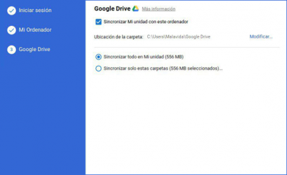 Screenshot 3 Google Backup and Sync windows