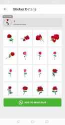 Screenshot 4 Roses Flowers Stickers for WAStickerApps android
