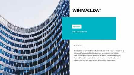 Captura de Pantalla 3 Winmail.dat Reader and Saver windows
