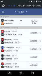Screenshot 2 Sports Alerts - real-time scores, stats & odds android
