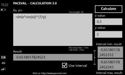 Screenshot 2 paceval calculation windows