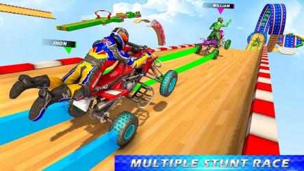 Captura 7 ATV quad de carreras - juegos rampa de dobles android