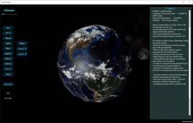 Screenshot 2 Solar System - 3D overview windows