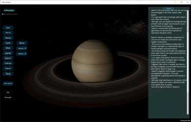 Screenshot 3 Solar System - 3D overview windows