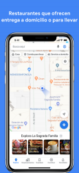 Screenshot 1 Google Maps - rutas y comida iphone