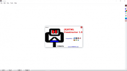 Screenshot 1 COBATA (X)HTML Constructor 1.0 Free windows