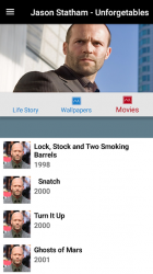 Screenshot 5 Jason Statham Life Story Movie and Wallpapers android