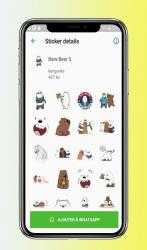 Captura 11 Bare Bears Stickers Imut WAStickerApps android