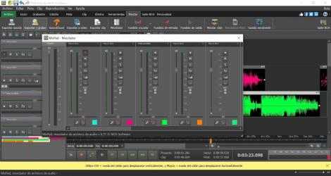 Captura de Pantalla 3 MixPad, mezclador multipista gratis windows
