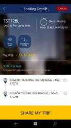 Capture 4 ComfortDelGro Taxi Booking App windows