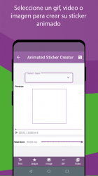 Screenshot 2 Crear stickers animados android