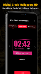Captura de Pantalla 14 Reloj de noche inteligente android