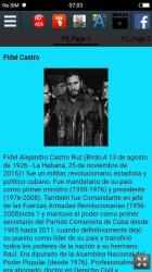 Captura de Pantalla 3 Biografía de Fidel Castro android