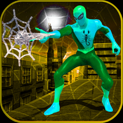Capture 1 Amazing Frog Flying Spide Hero android