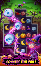 Captura de Pantalla 12 Halloween Witch Connect - Halloween games android