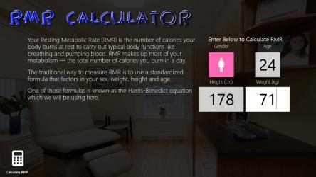 Screenshot 4 RMR Calculator RT windows