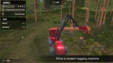 Screenshot 3 Forest Harvester - Simulador de Tractor Farm: Juego de coches de la granja y de conducir transporte windows