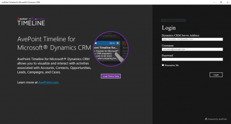 Screenshot 4 AvePoint Timeline for Microsoft® Dynamics CRM windows