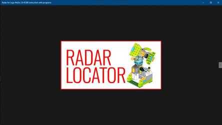 Screenshot 1 Radar Locator for Lego WeDo 2.0 45300 instruction with programs windows