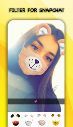 Captura 9 Filter for snapchat - Snap Cat Face Camera android