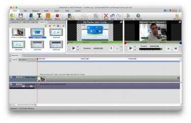 Screenshot 1 VideoPad Free Video Editor and Movie Maker for Mac mac
