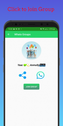 Captura de Pantalla 4 Whats Group Link Join Active Groups 2021 android