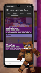 Screenshot 5 FNaf poppy playtime mod MCPE android