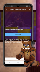 Captura 7 FNaf poppy playtime mod MCPE android