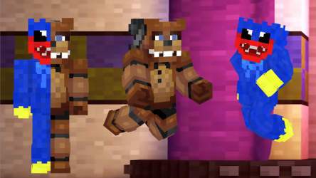 Image 2 FNaf poppy playtime mod MCPE android