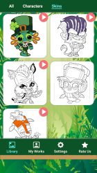 Screenshot 2 Coloring Zooba Characters and Zooba Skins android