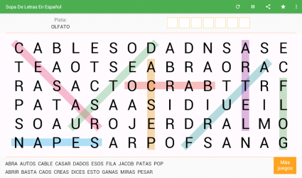 Capture 12 Sopa de Letras Español Gratis android