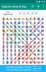 Captura 9 Sopa de Letras Español Gratis android