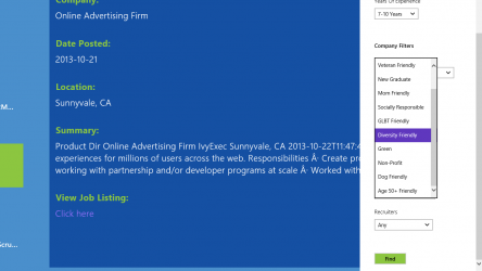 Screenshot 2 ResumeMaker Job Feeder windows