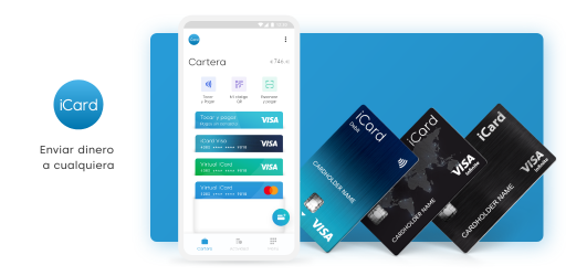 Screenshot 2 iCard: Enviar dinero a cualquiera android