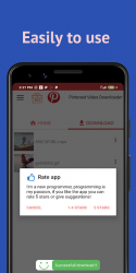 Captura de Pantalla 4 Video Downloader for Pinterest - GIF Downloader android