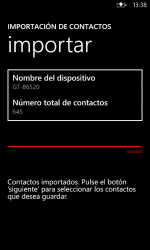 Screenshot 5 importación de contactos windows