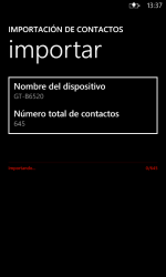 Screenshot 3 importación de contactos windows