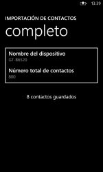 Screenshot 8 importación de contactos windows