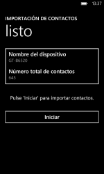 Screenshot 2 importación de contactos windows