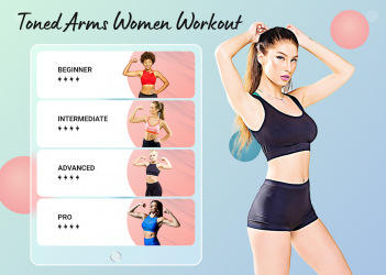 Captura 9 Toned Arms Home Workout for Women - Burn Arms Fat android