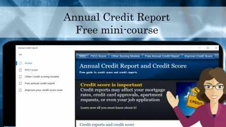 Captura de Pantalla 1 Annual credit report free mini-course windows